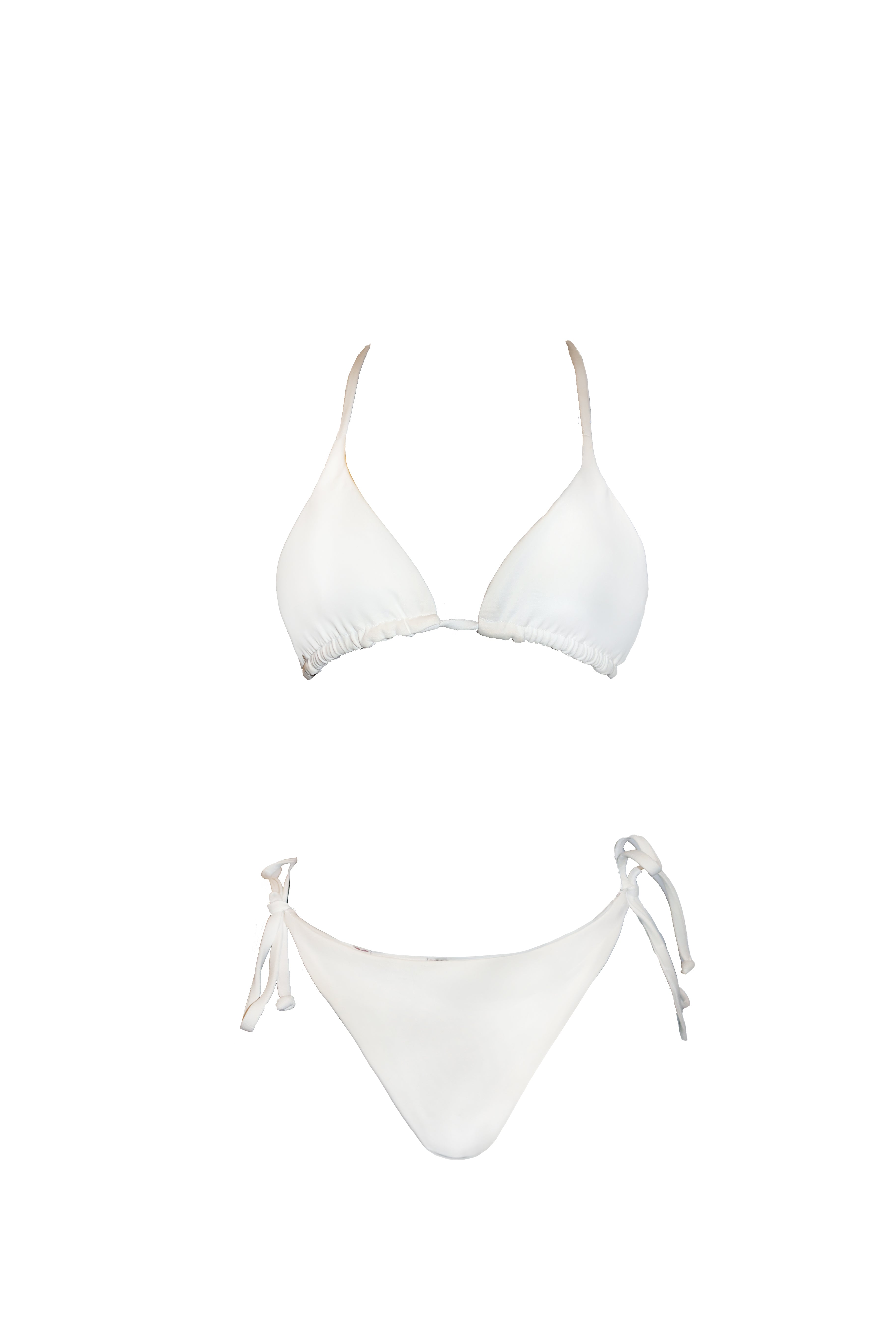Sea Party x Reversible White Bikini Set